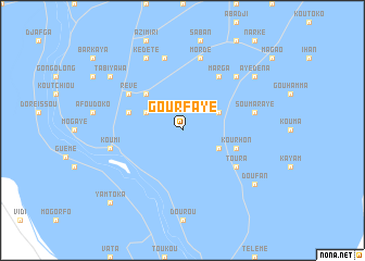 map of Gourfaye