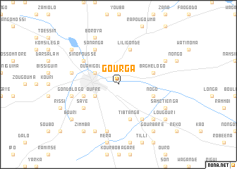 map of Gourga