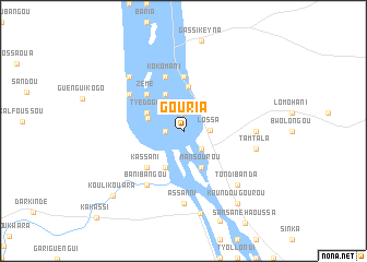 map of Gouria