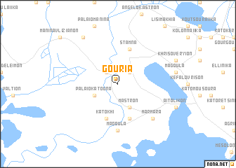 map of Gouriá