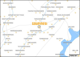 map of Gourinesi