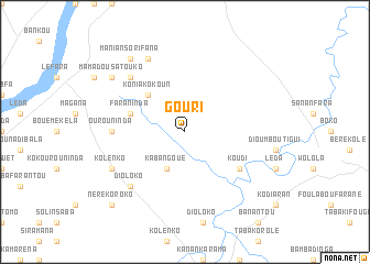 map of Gouri