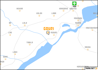 map of Gouri