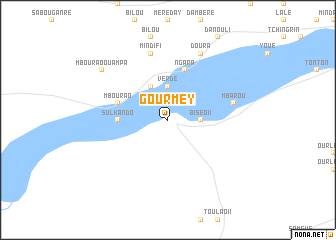 map of Gourmey