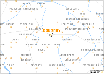 map of Gournay