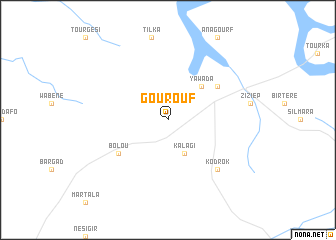 map of Gourouf