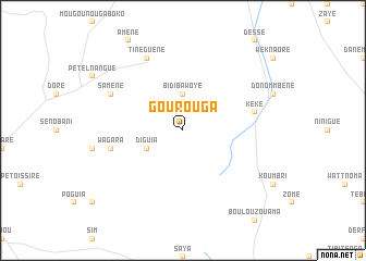 map of Gourouga