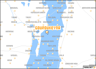 map of Gourou Keyna