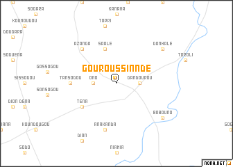 map of Gouroussinndé
