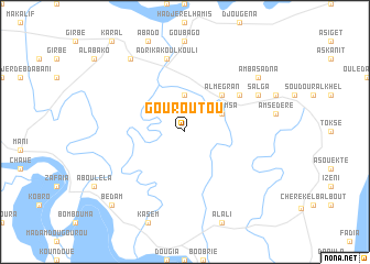 map of Gouroutou