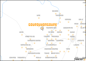 map of Gourou Wongouré