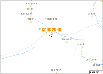 map of Gourrama