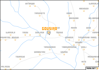 map of Gousima