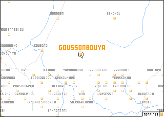 map of Goussonbouya