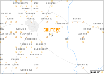 map of Goutéré