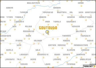 map of Goutoudo