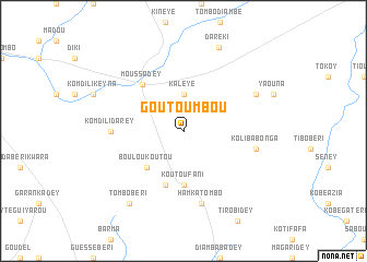 map of Goutoumbou