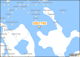 map of Gò Út Tấu