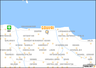 map of Goúvai