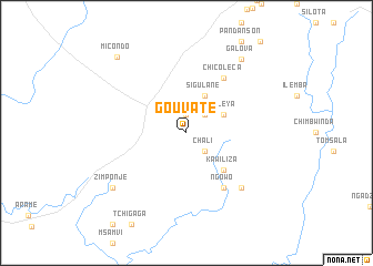 map of Gouvate