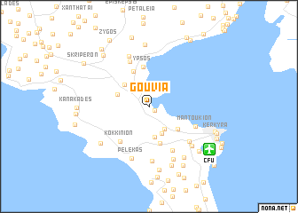 map of Gouviá