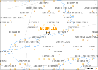 map of Gouville