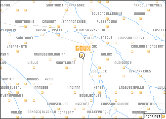 map of Goux