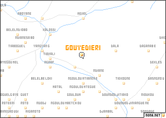 map of Gouye Diéri