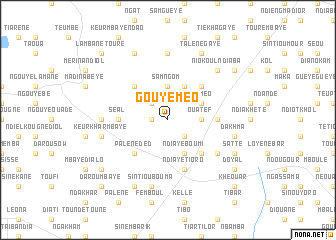 map of Gouye Méo