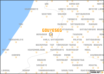 map of Gouye Seg