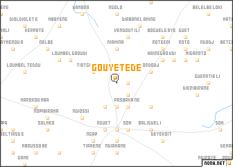 map of Gouye Tédé