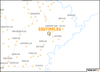 map of Gouyimpleu