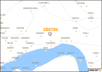 map of Gouyou