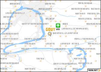 map of Gouy