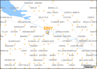 map of Gouy