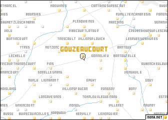 map of Gouzeaucourt