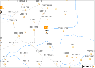 map of Gou