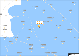 map of Gou