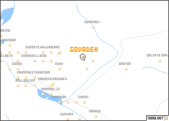 map of Govādeh