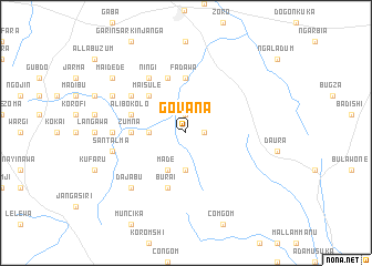 map of Govana