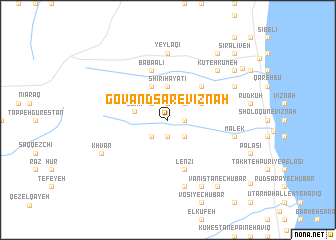 map of Govāndsar-e Vīznah