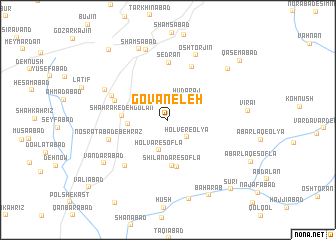 map of Govāneleh