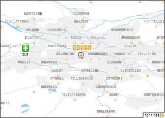 map of Govan