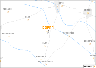 map of Govan