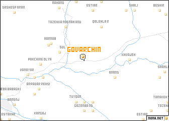 map of Govarchīn