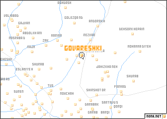 map of Govāreshkī