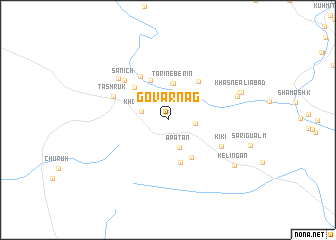 map of Govarnāg