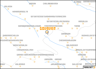 map of Govāver