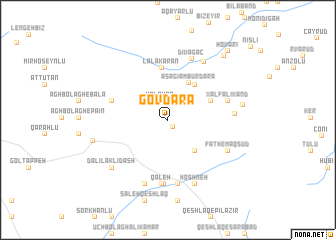 map of Gövdǝrǝ