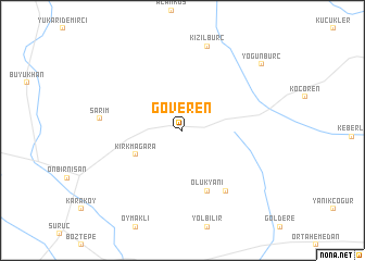 map of Göveren